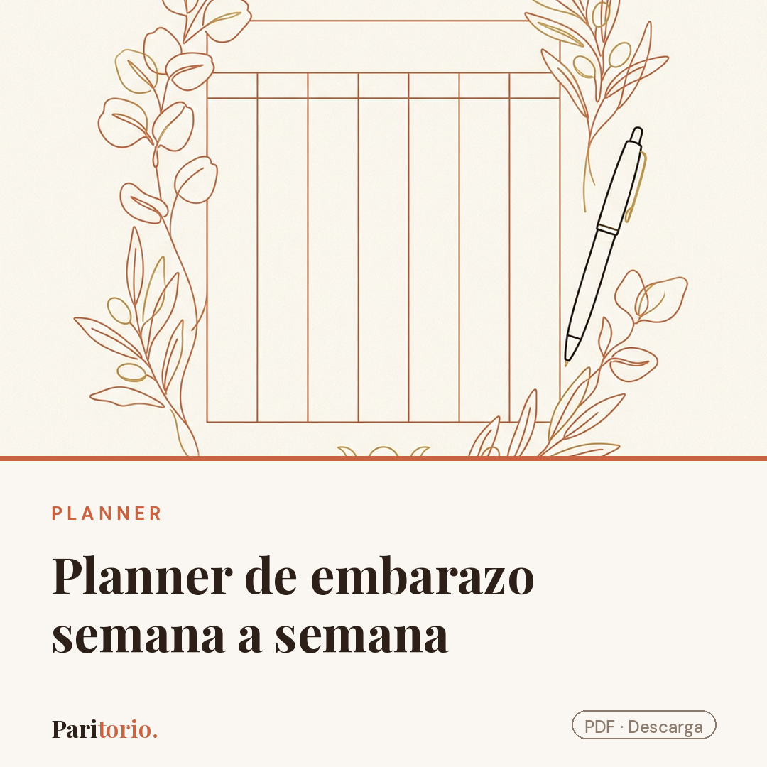 Planner de embarazo semana a semana